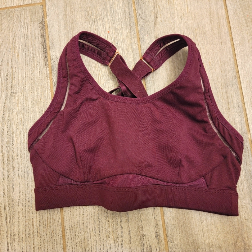 Fabletics running sports bra, high impact - size small
